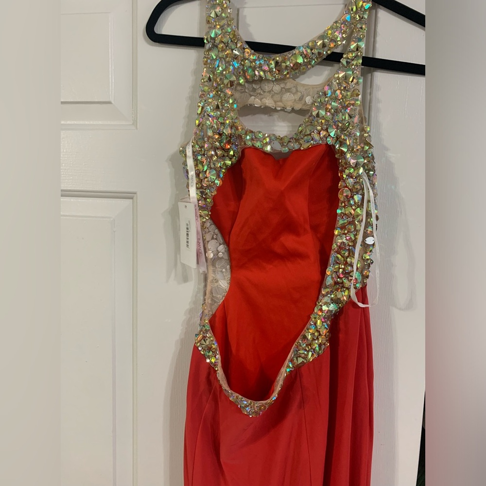Jovani open back